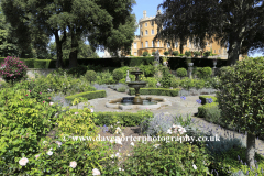 Summer, Rose gardens at Belvoir Castle
