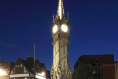 The Clock Tower at night, Leicester City