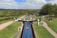 Foxton Locks on the Grand Union Canal