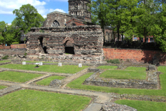 The ruins of the Jewry Wall, Leicester