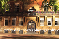 The Town hall building at night, Leicester