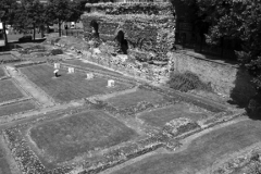 The ruins of the Jewry Wall, Leicester