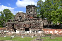 The ruins of the Jewry Wall, Leicester