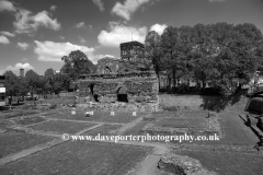 The ruins of the Jewry Wall, Leicester