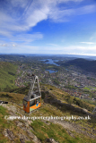 The cable car, summit of Ulriken 643 mountain, Bergen