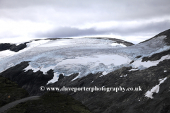 The Blåfjell glacier, mount Dalsnibba, Geirangerfjord