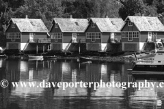 Row of houses at Flam town, Aurlandsfjorden Fjord