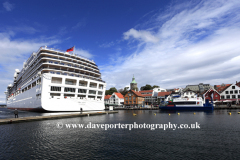 Cruise ship in Stavanger harbour