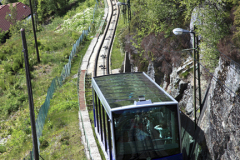 Floibanen funicular railway, Floyen mountain, Bergen