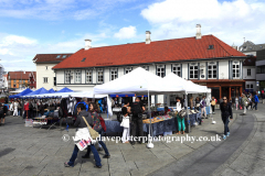 Summer view of the Fish Market, Stavanger