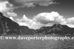 Summer view along Osterfjord Bergen