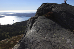 Footpath trail on Mount Floyen, Bergen