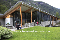 View of the Fjord Centre building, Geiranger