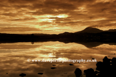Sunset, Beinn Bhearnach peak, Loch Don, Isle of Mull