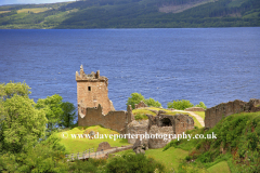 The ruins of Urquhart Castle, Loch Ness