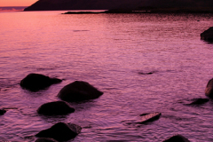 Dusk colours over Loch Buie; Isle of Mull
