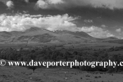 The Ben Nevis mountain range from Spean Bridge