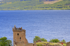 The ruins of Urquhart Castle, Loch Ness