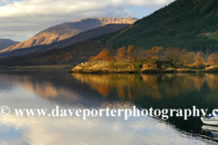 Sailboat, Loch Leven with Creag Bhreac, Glencoe