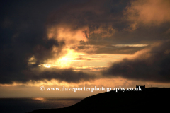 Sunset over Torrisdale Bay, village of Bettyhill