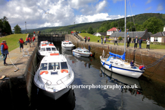 Boats at Fort Augustus, Caledonian Canal