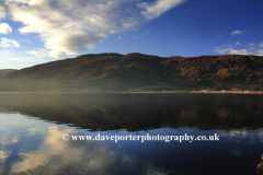 Reflection of Meall an t Slamain Loch Linnhe