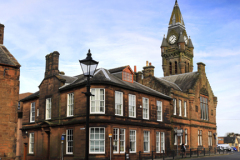 The town hall building of Annan
