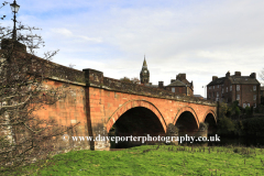 The river Annan bridge,, Annan town