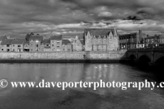 View of the New Bridge over the river Ayr