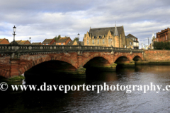 View of the New Bridge over the river Ayr