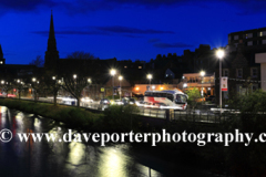 Night view, River Ness, Inverness city