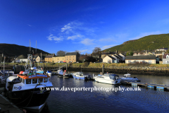Fishing boats in the Harbour at Helmsdale