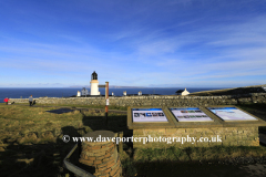 The Dunnet Head Lighthouse, Dunnet Head, Caithness, Scotland, UK