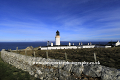 The Dunnet Head Lighthouse, Dunnet Head, Caithness, Scotland, UK