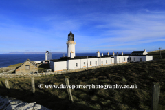 The Dunnet Head Lighthouse, Dunnet Head, Caithness, Scotland, UK