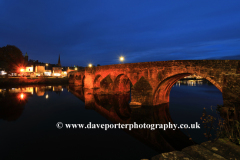 The Devorgilla bridge, river Nith, Dumfries