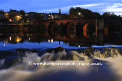 The Devorgilla bridge, river Nith, Dumfries