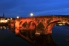 The Devorgilla bridge, river Nith, Dumfries