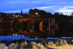 The Devorgilla bridge, river Nith, Dumfries