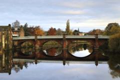 The Buccleuch bridge, river Nith, Dumfries