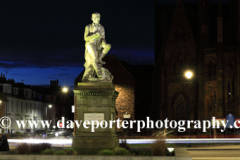 The poet Robert Burns statue, Dumfries