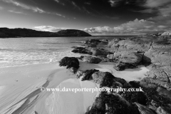 The sandy beach at Achmelvich village