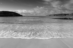 The sandy beach at Achmelvich village