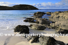 The sandy beach at Achmelvich village