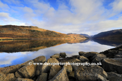 Reflections in Loch Gleann Dubh, Kylesku village