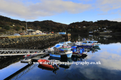 Fishing boats in the harbour, Gairloch village