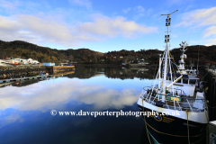 Fishing boats in the harbour, Gairloch village