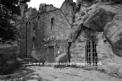 The Rock Hall cottage, the Roaches Rocks, near Leek town