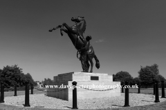 The Newmarket Stallion statue, Newmarket racecourse