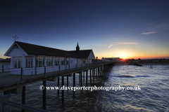 Sunset over Southwold Pier, Southwold Town
